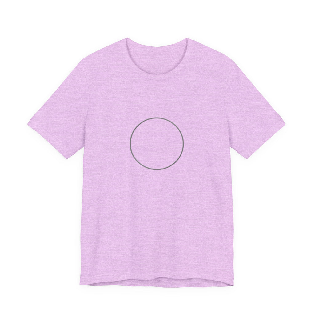 Eternal God Unisex Jersey Tee in Heather Prism Lilac — front view showing Psalm 90:2 From Everlasting to Everlasting graphic, Christian faith tee by 4HG