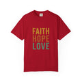 Faith Hope Love Christian T-Shirt - 1 Corinthians 13:13 Tee
