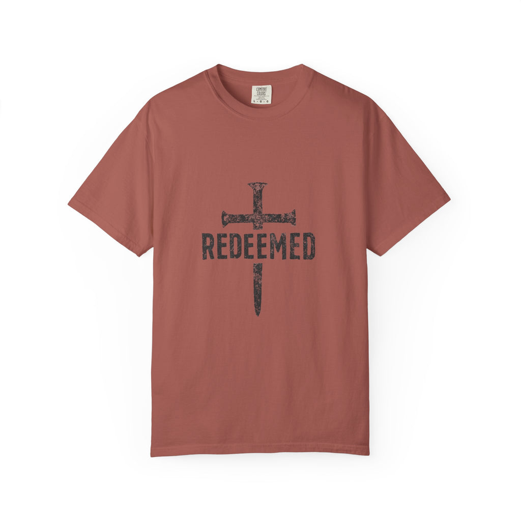 Redeemed Cross T-Shirt — Christian Faith Graphic Tee