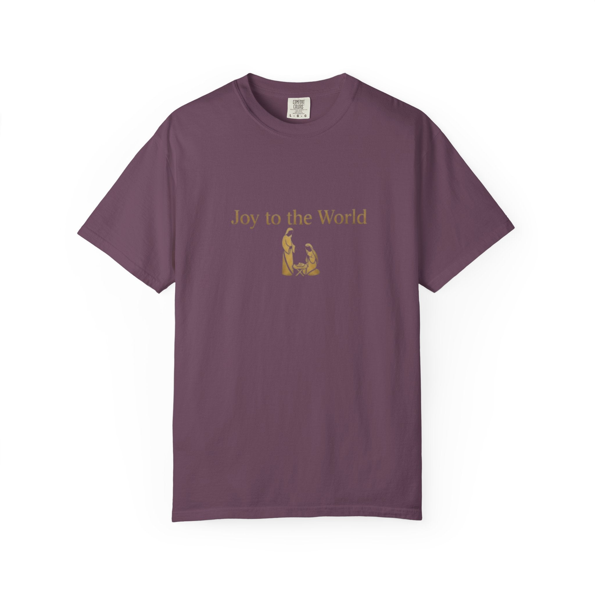 Joy to the World Christian T-Shirt - Christmas Hymn Worship Tee