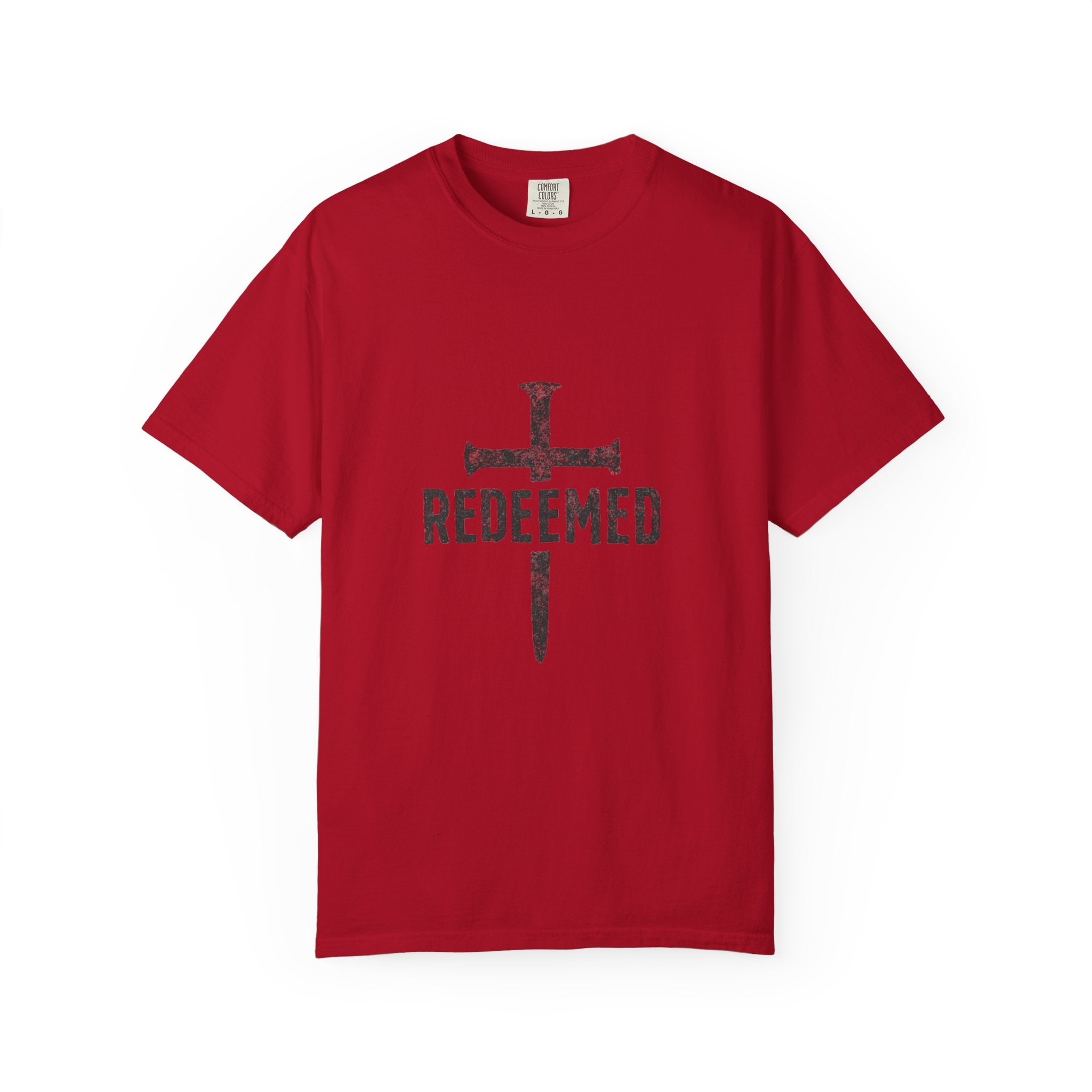 Redeemed Cross T-Shirt — Christian Faith Graphic Tee
