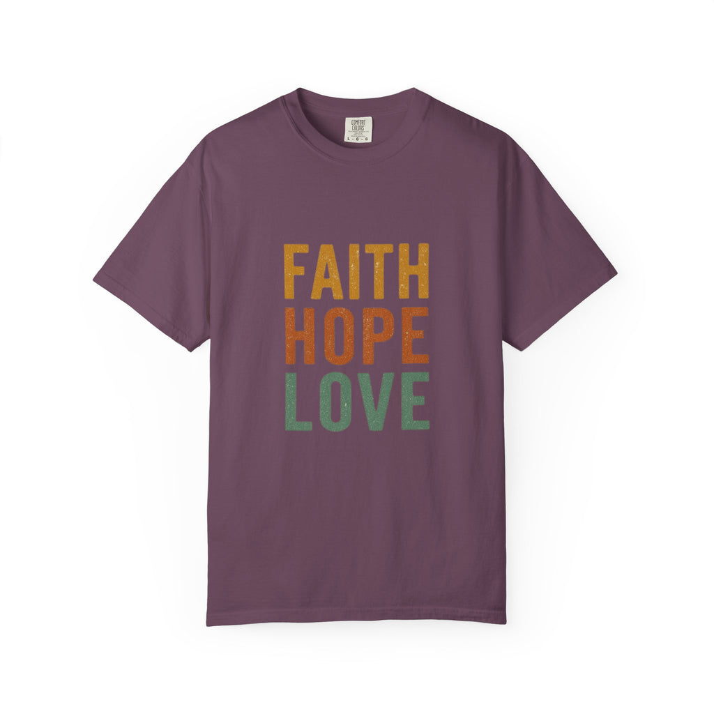 Faith Hope Love Christian T-Shirt - 1 Corinthians 13:13 Tee