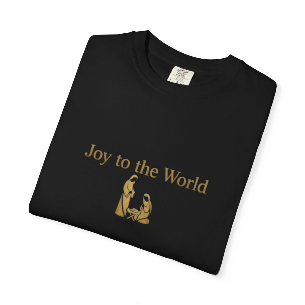 Joy to the World Christian T-Shirt - Christmas Hymn Worship Tee