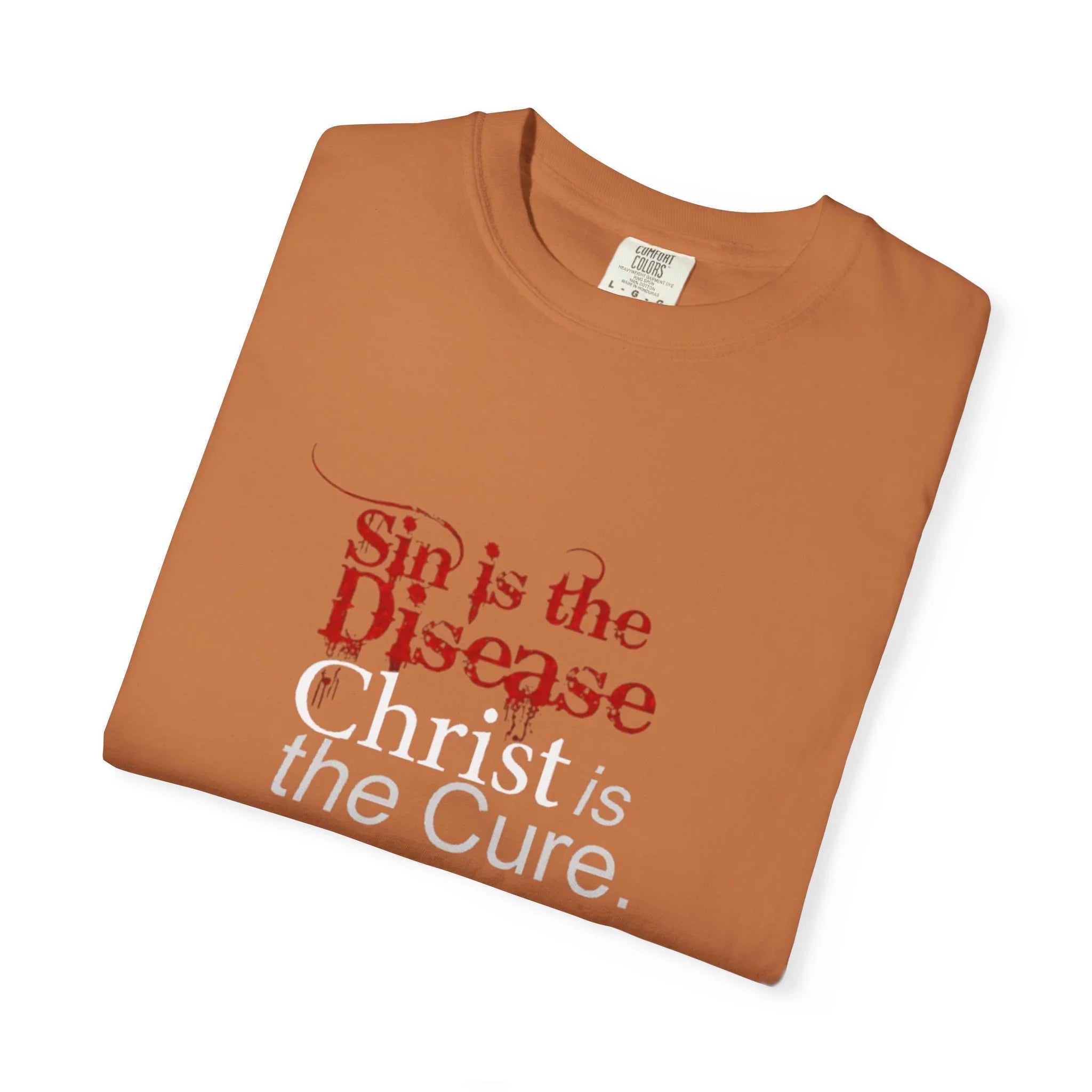 Sin is the Disease Jesus is the Cure Christian T-Shirt - Gospel Truth Tee