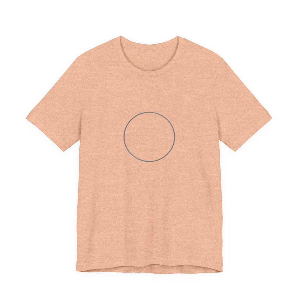 Eternal God Unisex Jersey Tee in Heather Peach — front view showing Psalm 90:2 From Everlasting to Everlasting graphic, Christian faith tee by 4HG