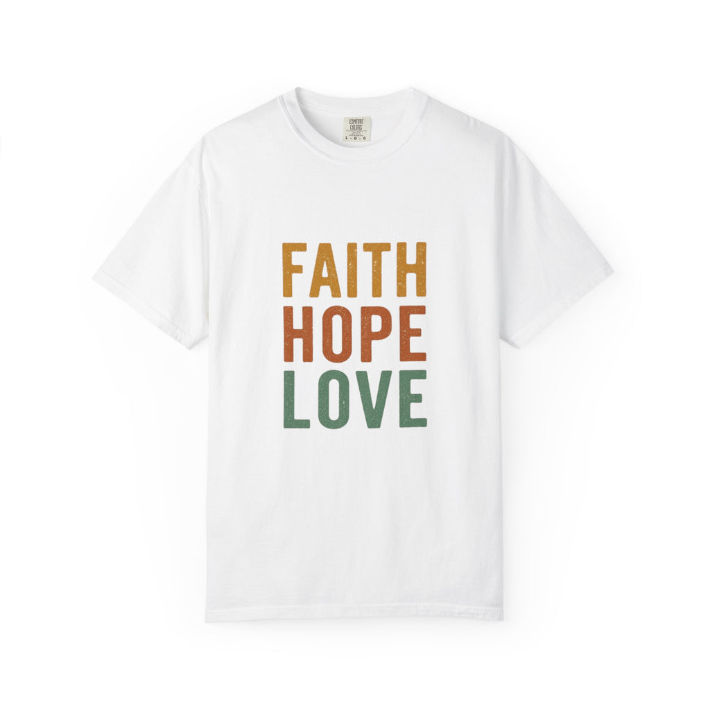 Faith Hope Love Christian T-Shirt - 1 Corinthians 13:13 Tee