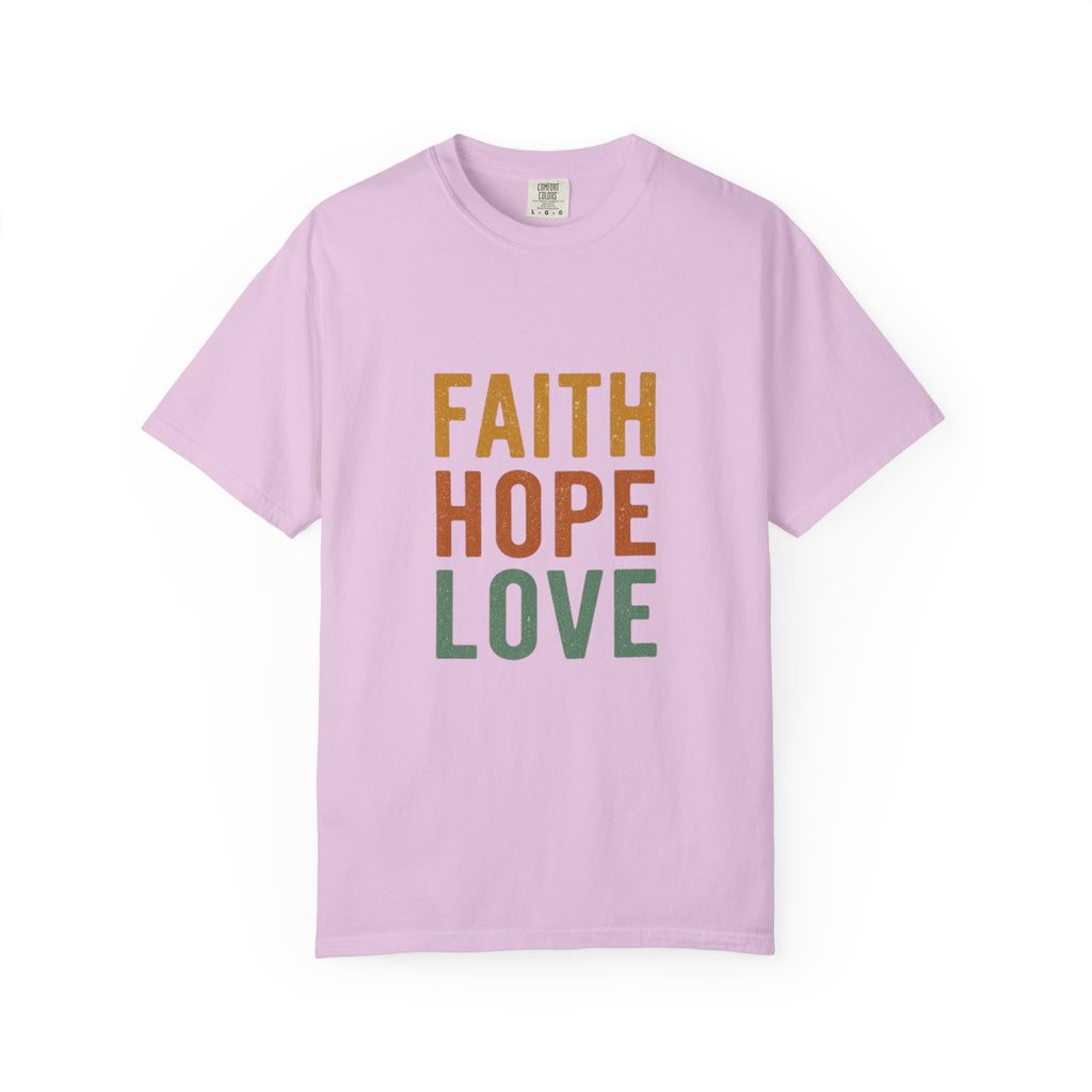 Faith Hope Love Christian T-Shirt - 1 Corinthians 13:13 Tee