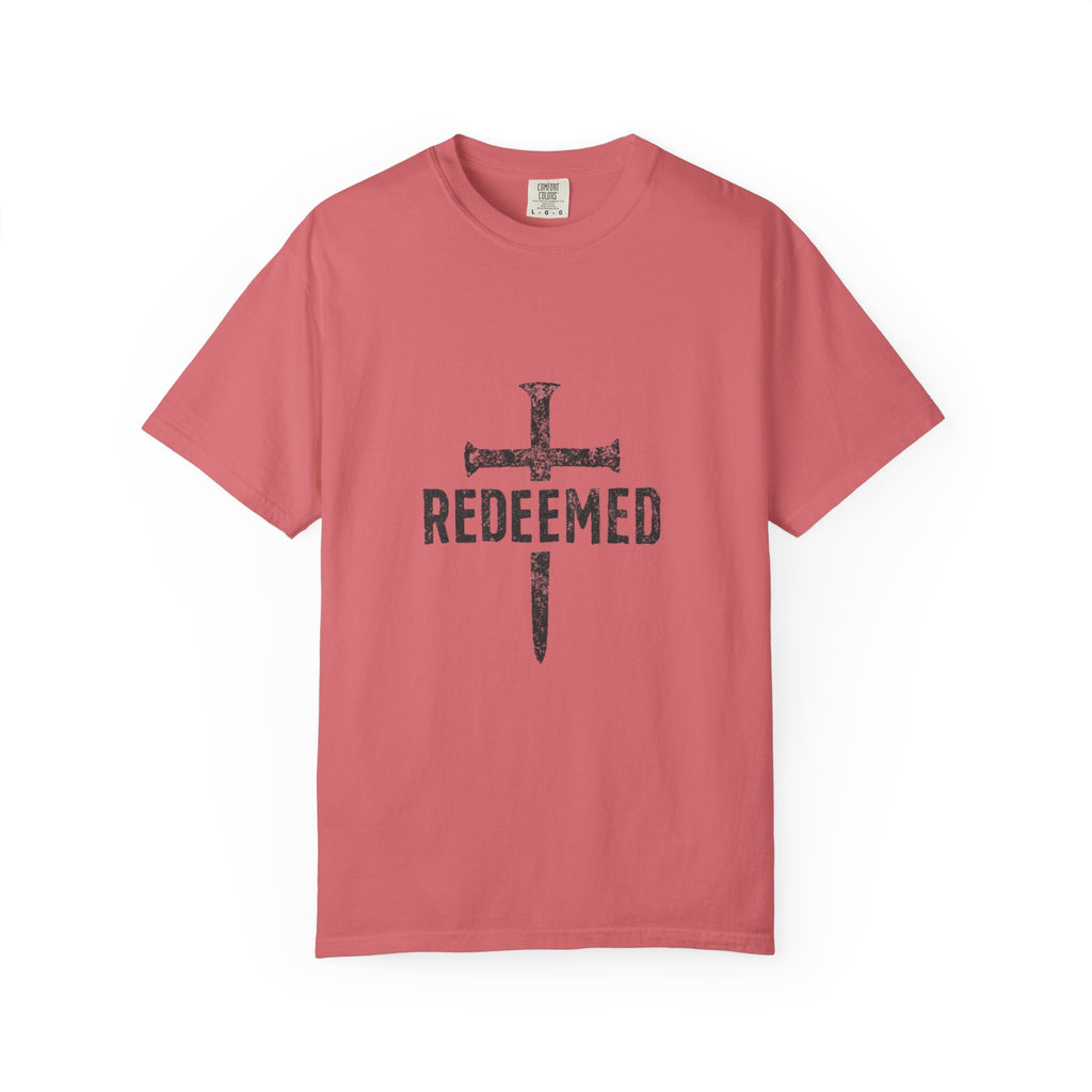 Redeemed Christian T-Shirt - Cross Faith Statement Tee