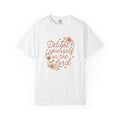 Delight Yourself in the Lord Christian T-Shirt - Psalm 37:4 Floral Comfort Colors Tee