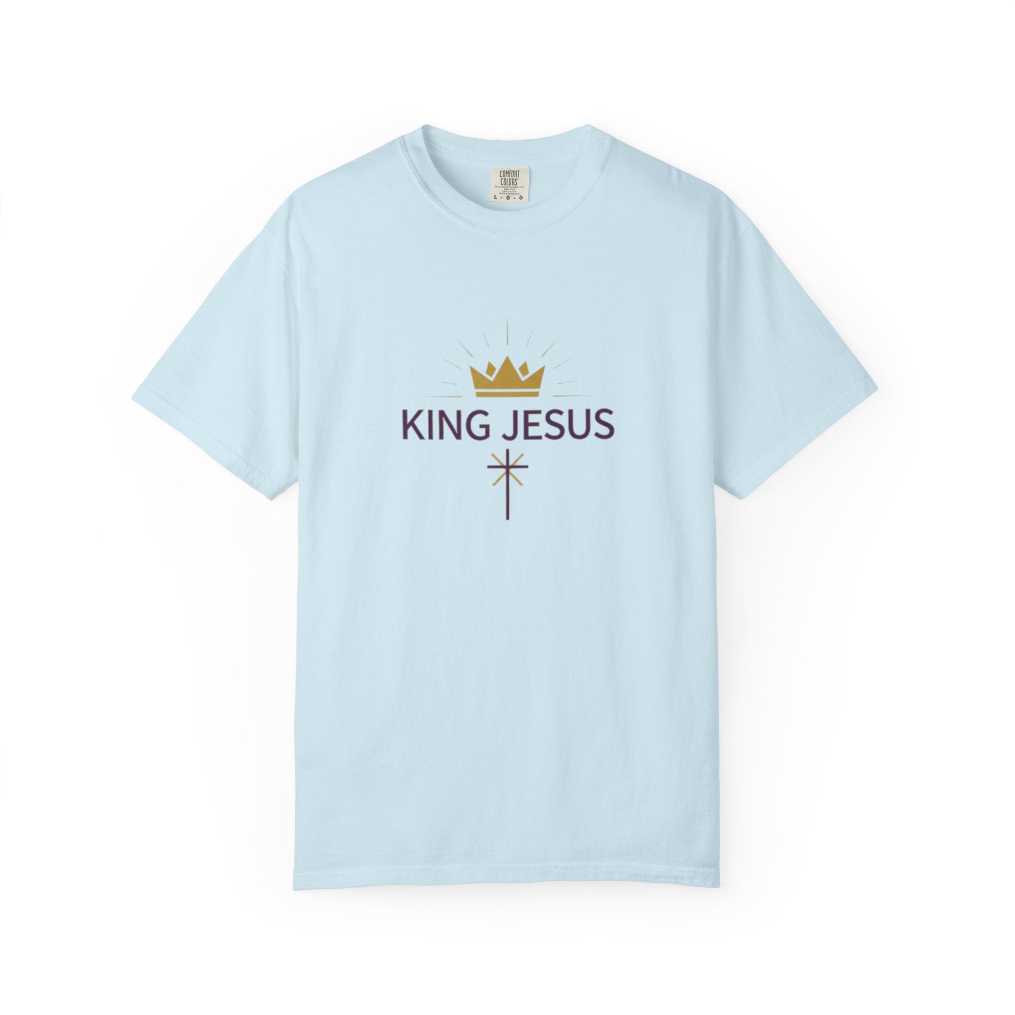 King Jesus T-Shirt — Crown & Cross Christian Faith Tee