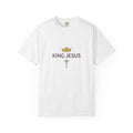 King Jesus Christian T-Shirt - Crown and Cross Faith Tee