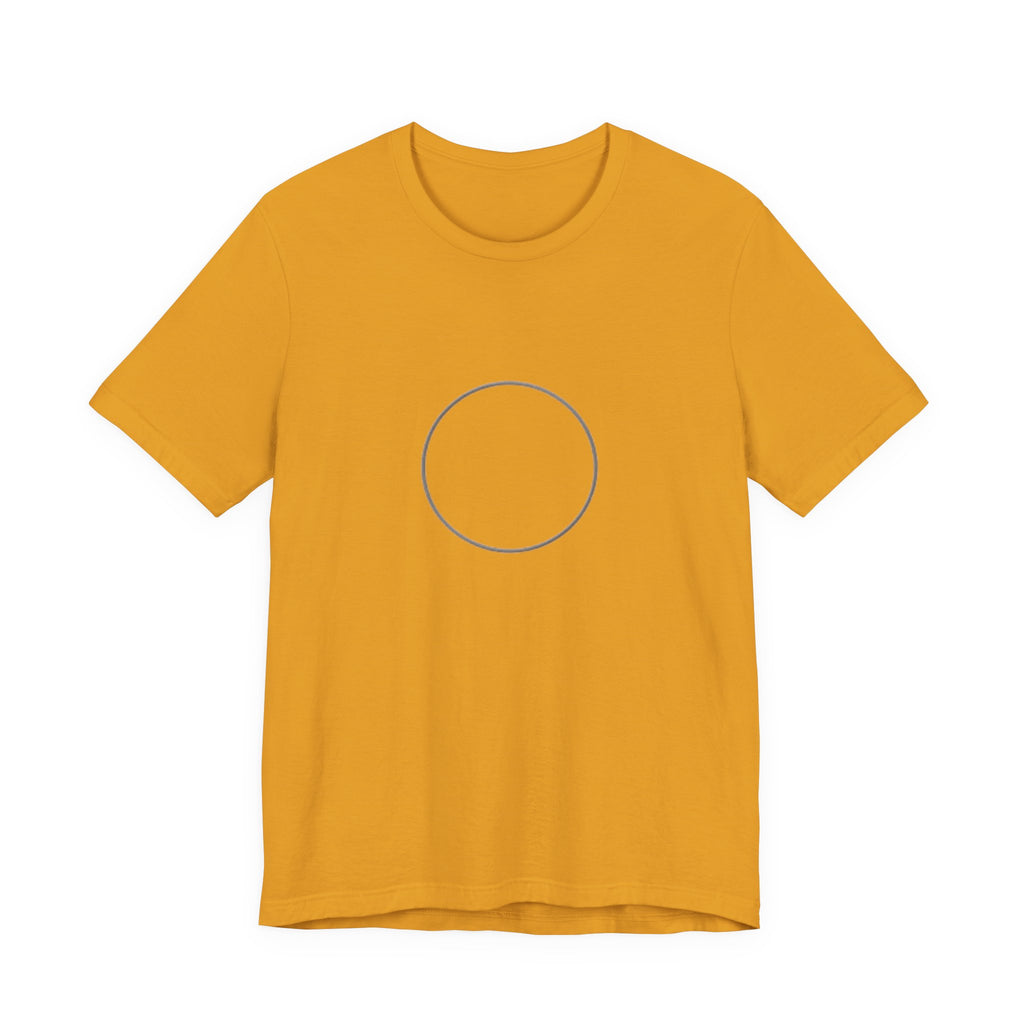 Eternal God Unisex Jersey Tee in Mustard — front view showing Psalm 90:2 From Everlasting to Everlasting graphic, Christian faith tee by 4HG