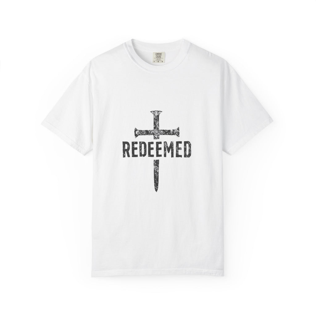 Redeemed Christian T-Shirt - Cross Faith Statement Tee