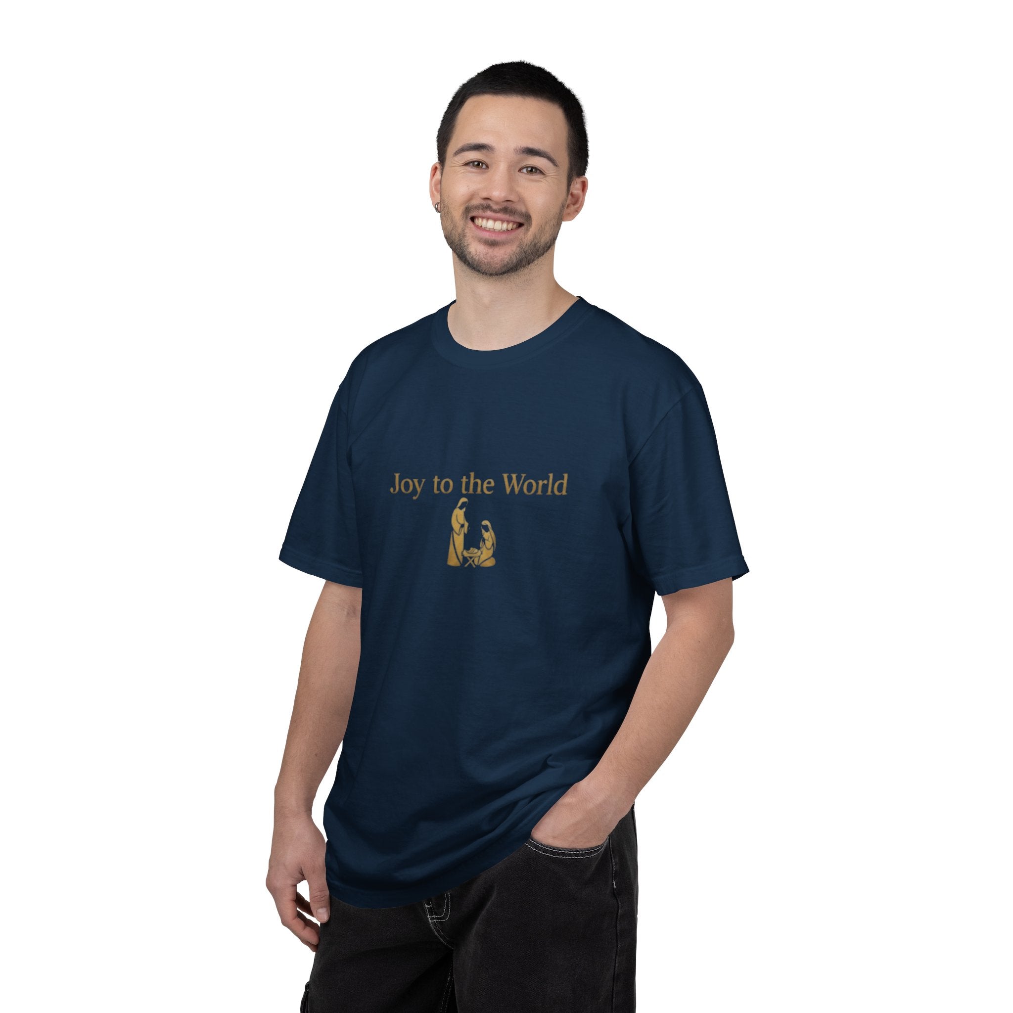 Joy to the World Christian T-Shirt - Christmas Hymn Worship Tee