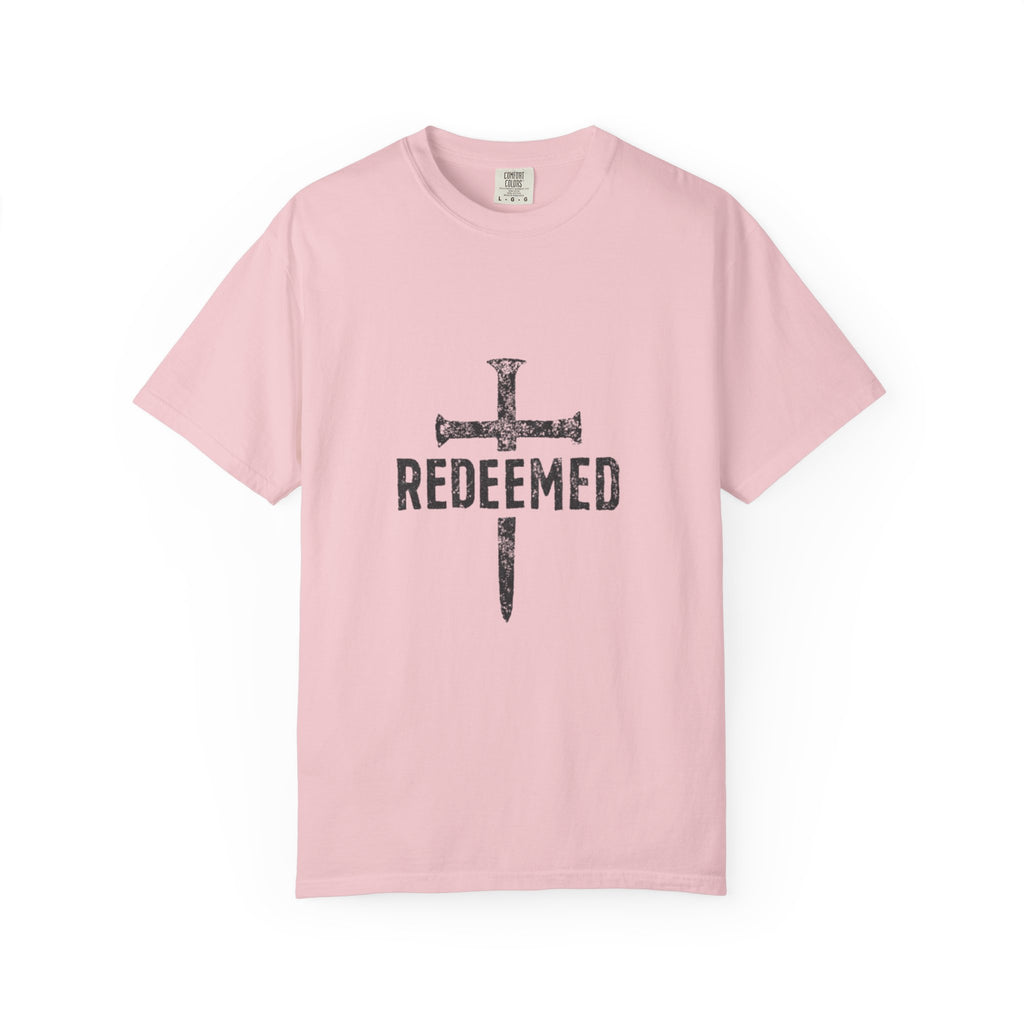 Redeemed Christian T-Shirt - Cross Faith Statement Tee