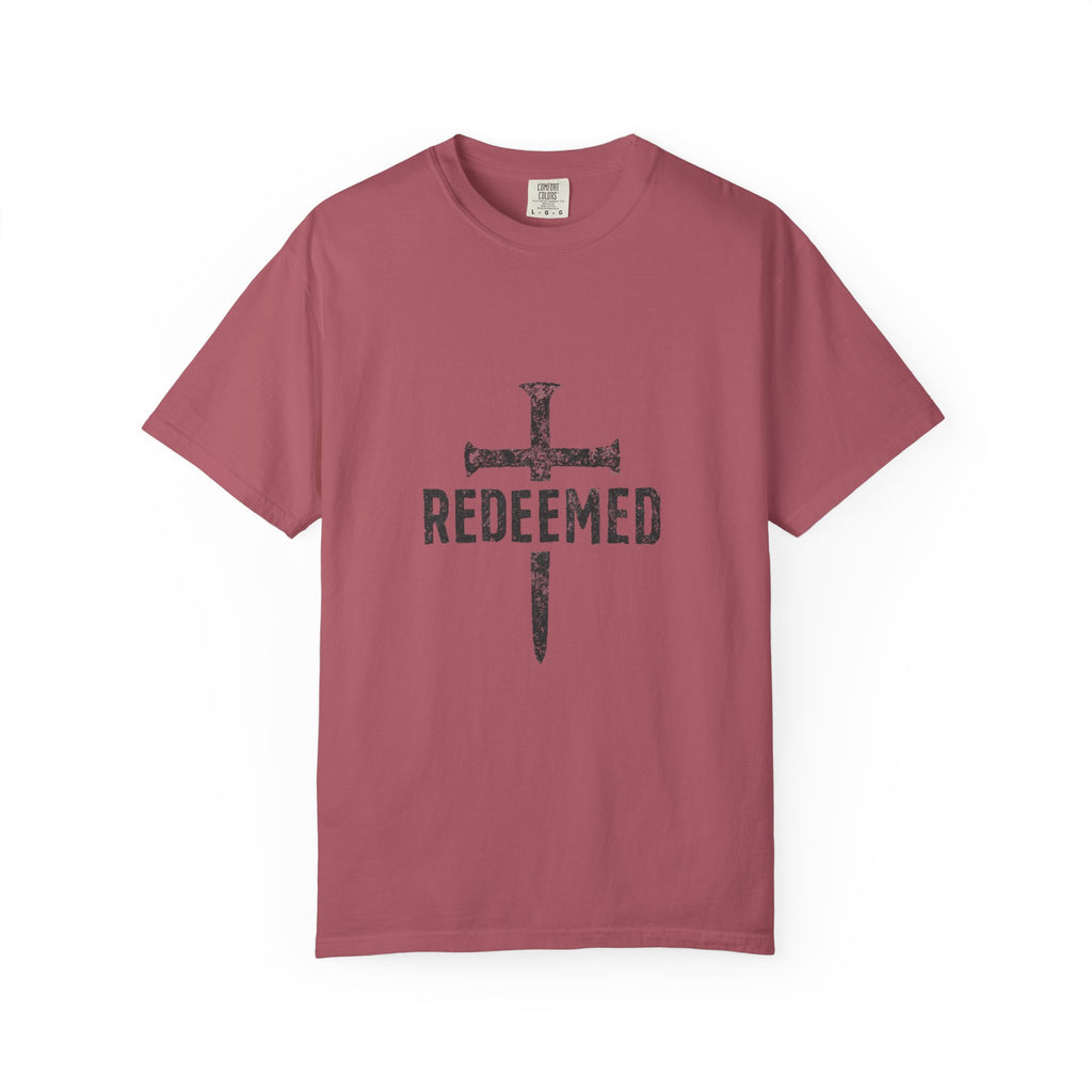 Redeemed Christian T-Shirt - Cross Faith Statement Tee