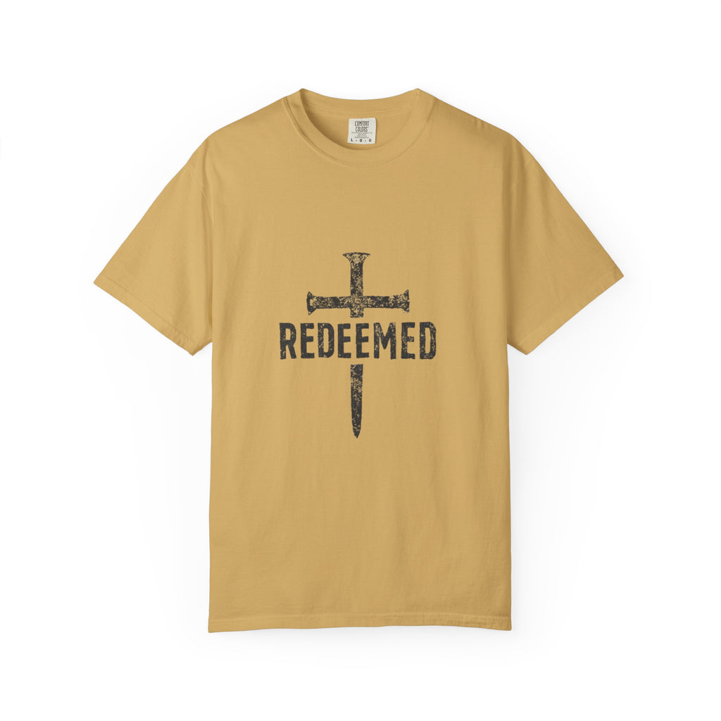 Redeemed Christian T-Shirt - Cross Faith Statement Tee