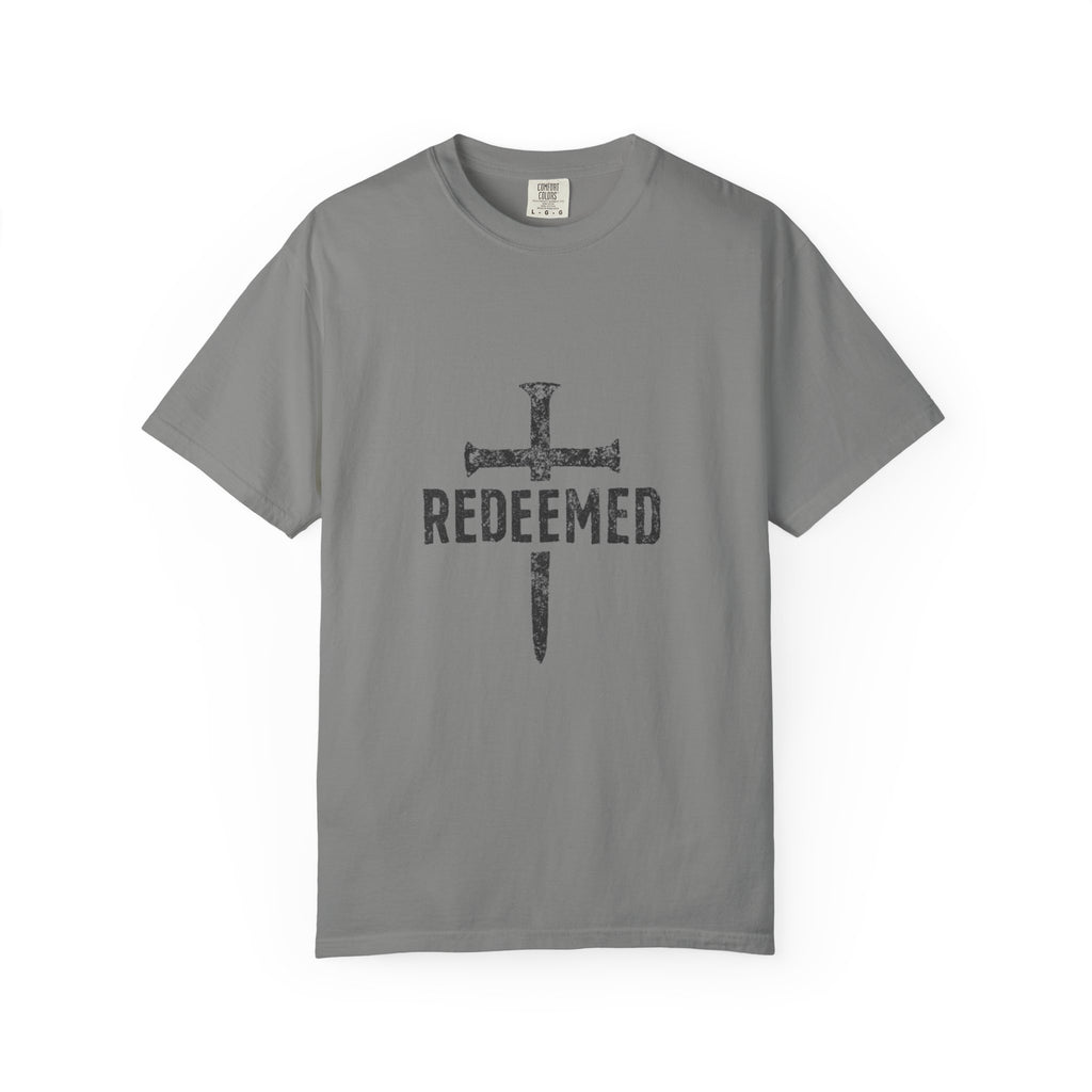 Redeemed Christian T-Shirt - Cross Faith Statement Tee