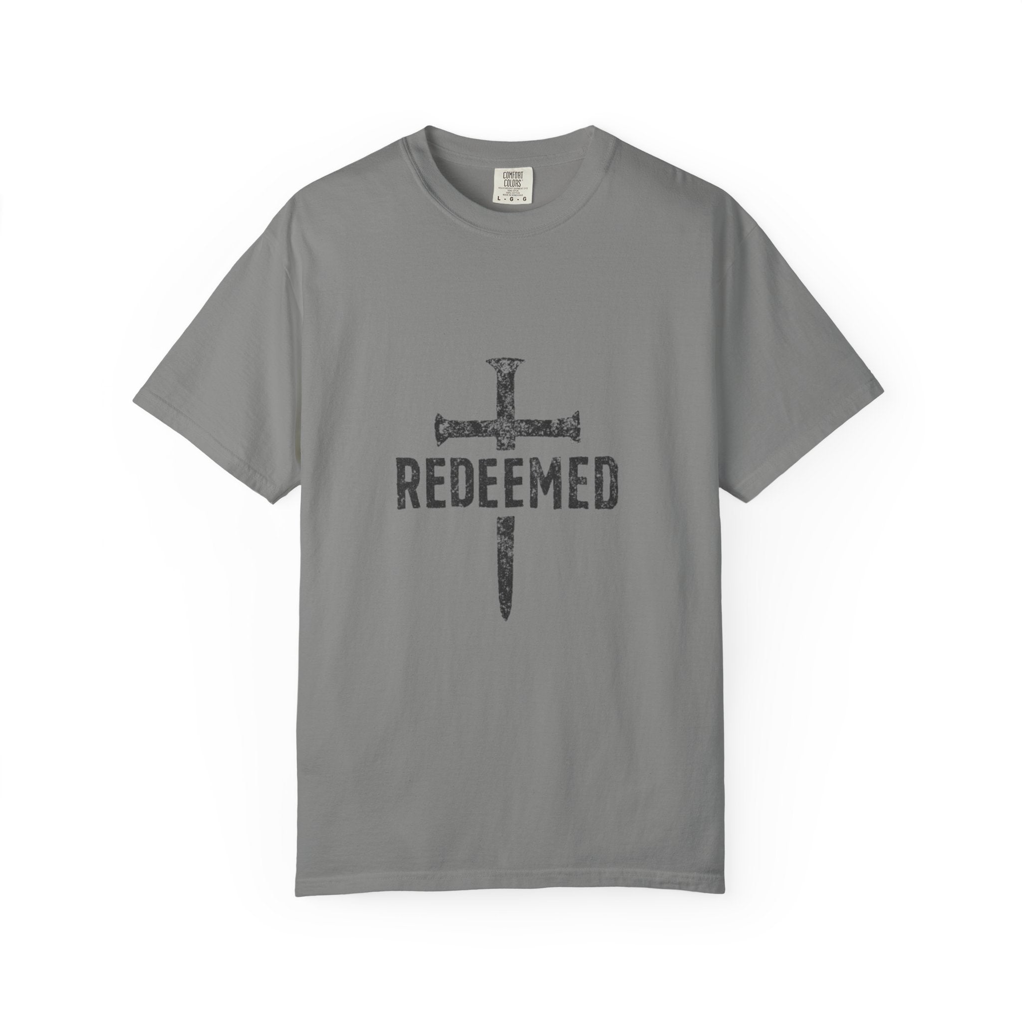 Redeemed Cross T-Shirt — Christian Faith Graphic Tee