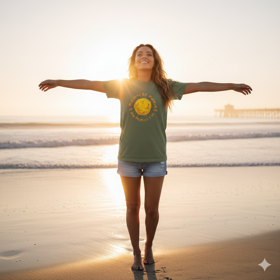 Morning by Morning New Mercies Christian T-Shirt - Lamentations 3:23 Comfort Colors Tee