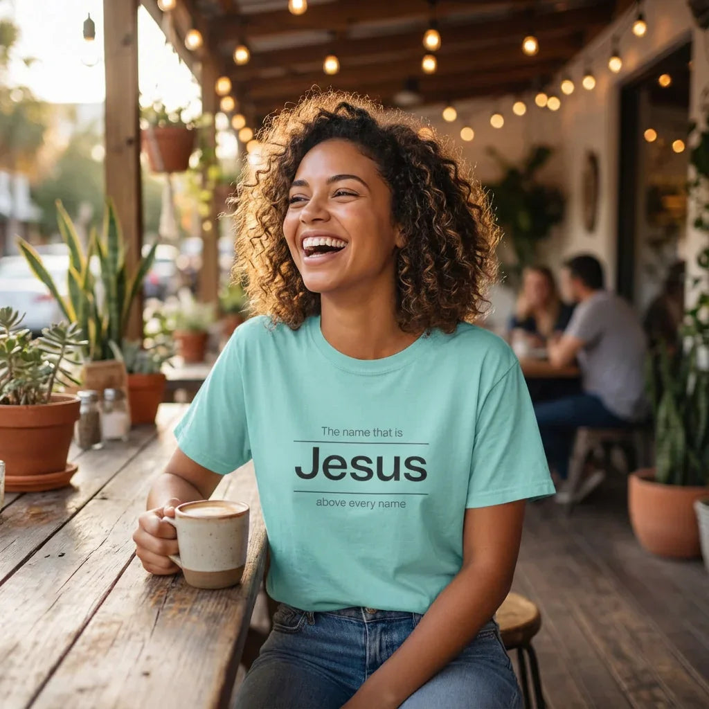 "The name that is above every name" Christian Jesus T‑Shirt
