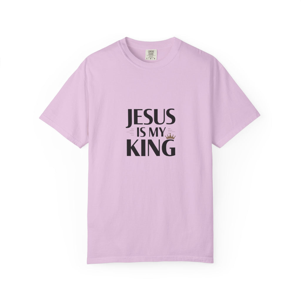 Jesus Is My King Christian T-Shirt - Crown Faith Tee