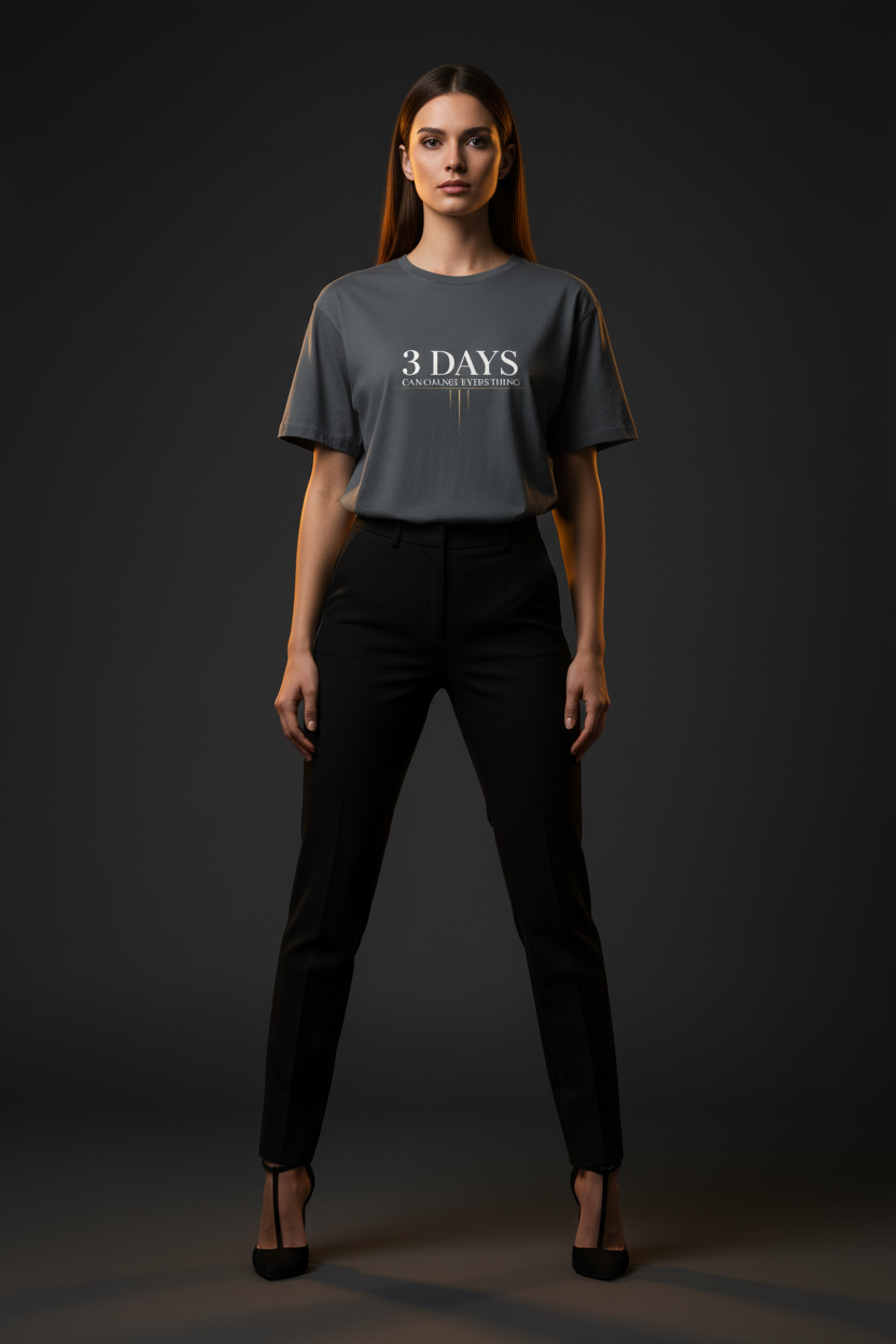 3 Days Can Change Everything - Female Vogue Mockup
