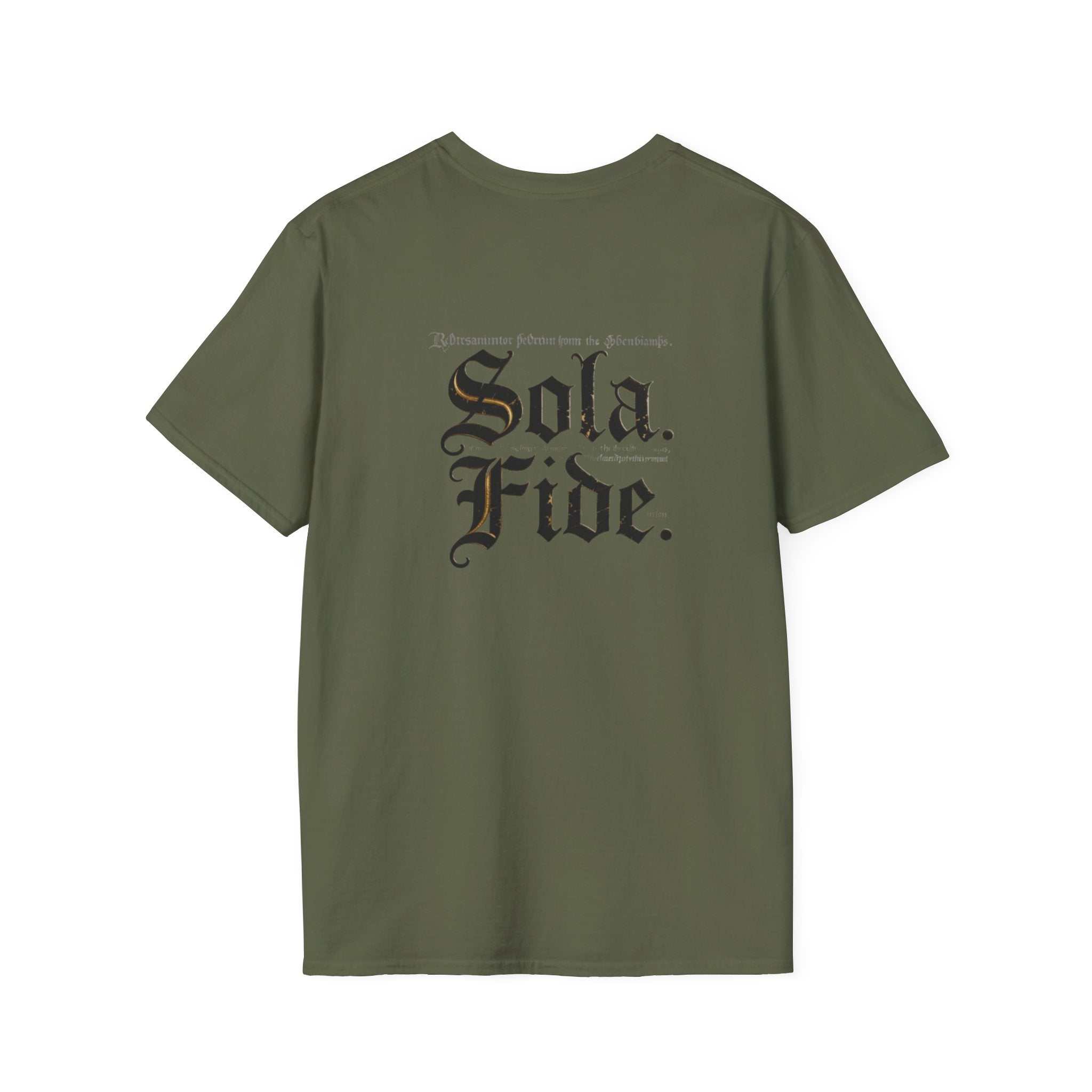 Sola Fide Gothic Back-Print T-Shirt