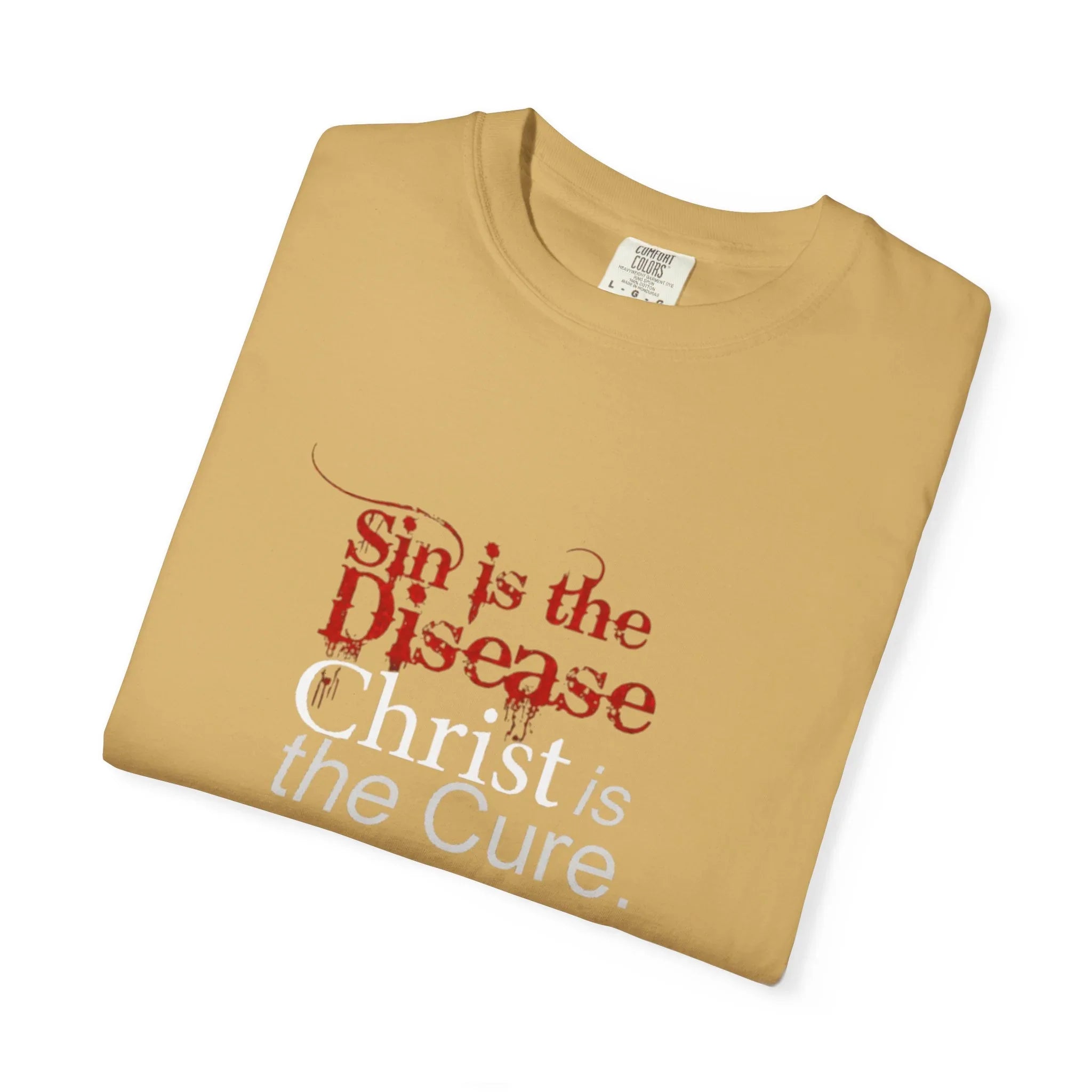 Sin is the Disease Jesus is the Cure Christian T-Shirt - Gospel Truth Tee