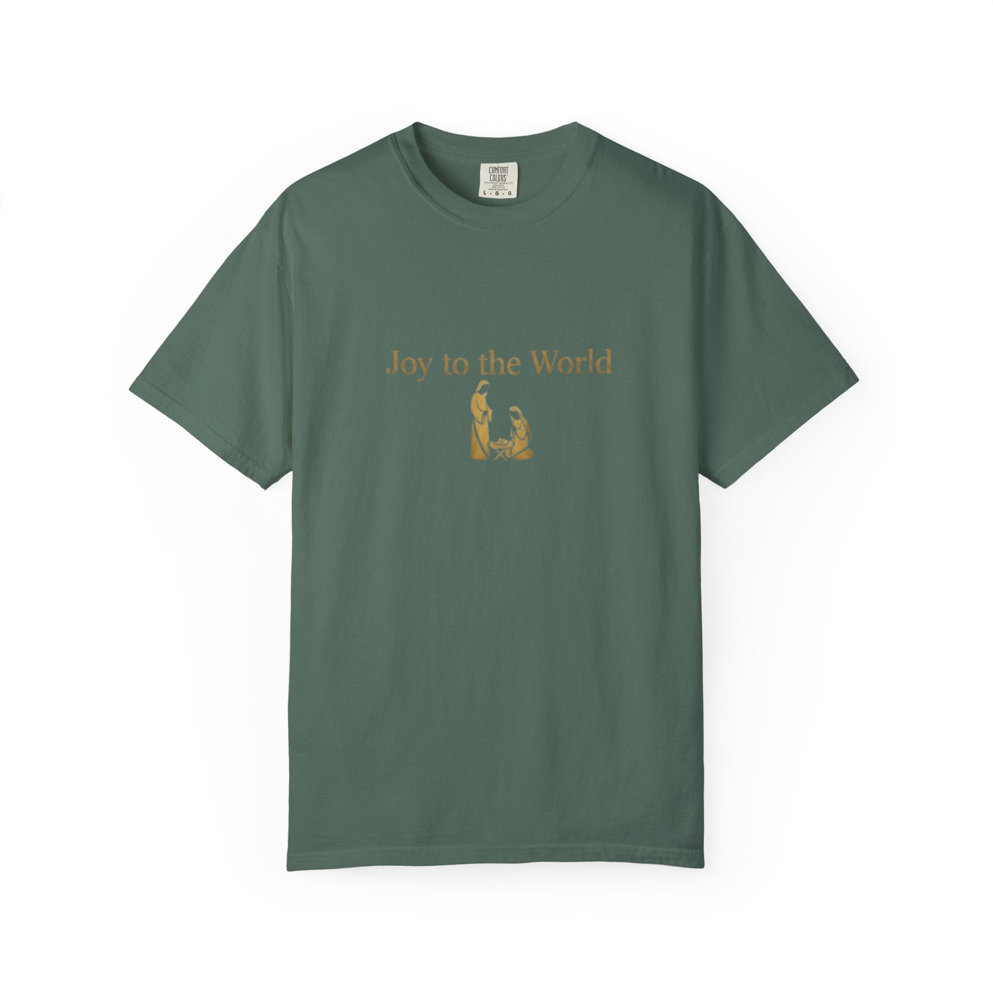Joy to the World Christian T-Shirt - Christmas Hymn Worship Tee