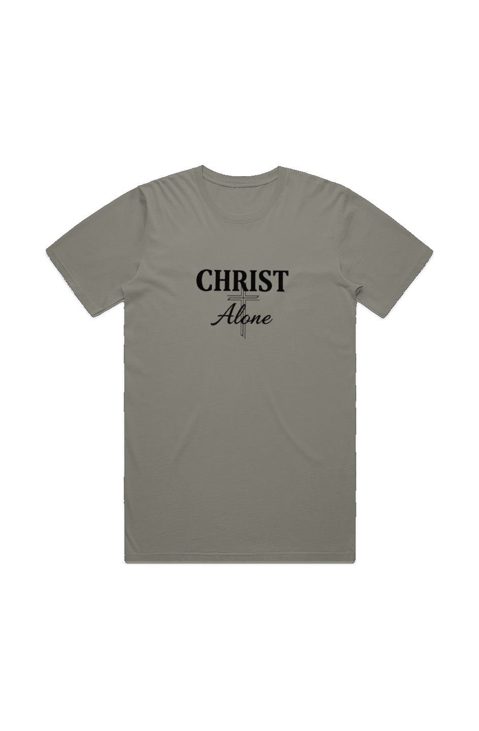 Christ Alone - MENS STAPLE FADED TEE