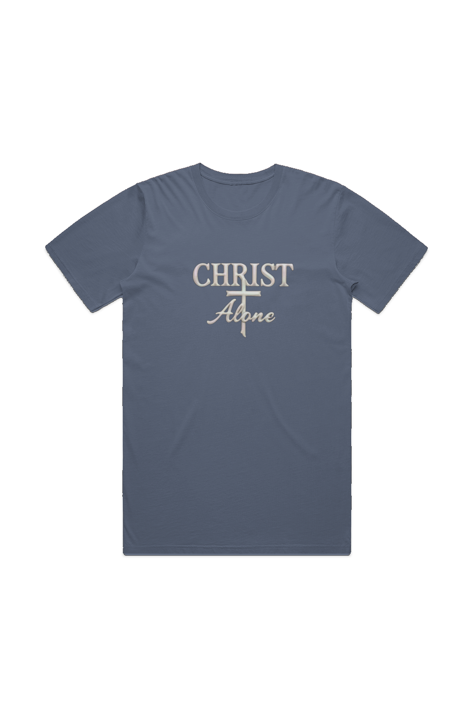 Christ Alone (Pearl) - MENS STAPLE FADED TEE