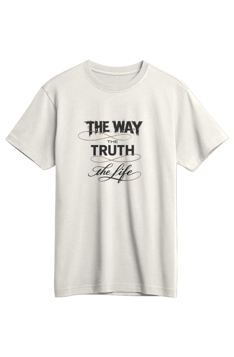 The Way The Truth The Life Supima Tee
