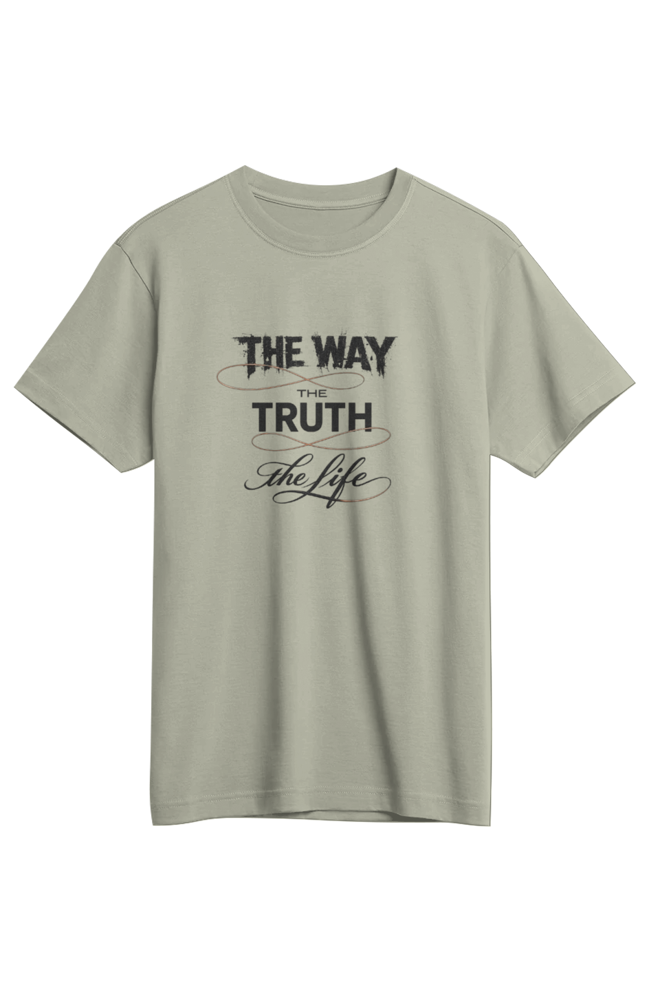 The Way The Truth The Life Supima Tee