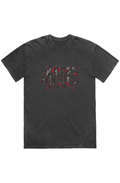 Redemption Punk black stone wash heavy tee – front view, premium garment-dyed Christian t-shirt