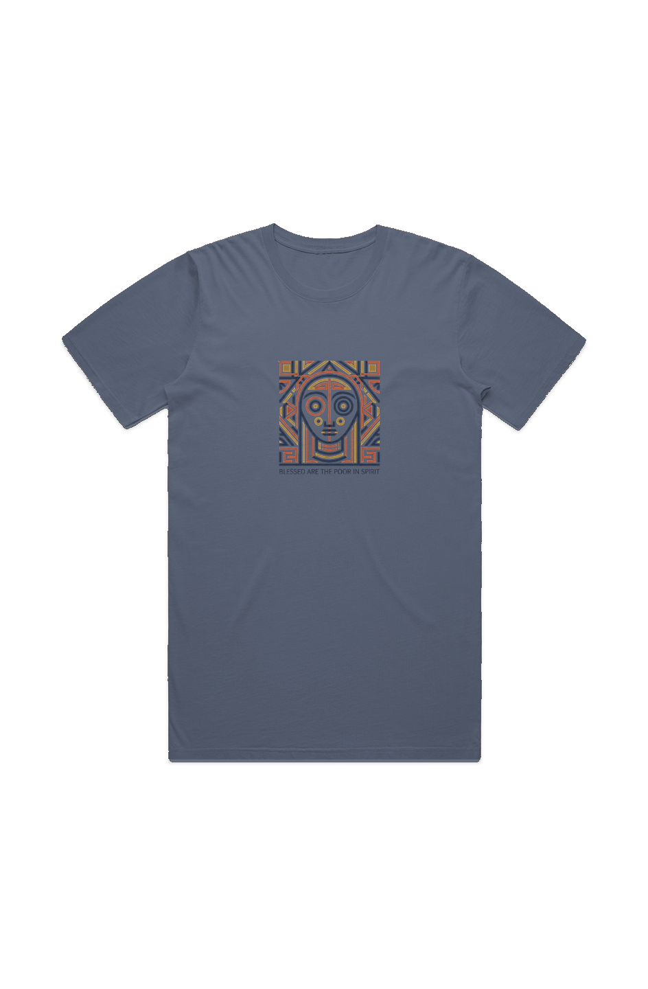 Blessed Are The Poor In Spirit MENS STAPLE FADED TEE