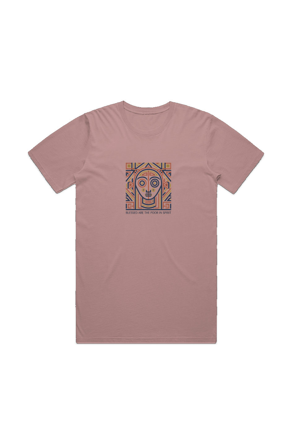 Blessed Are The Poor In Spirit MENS STAPLE FADED TEE