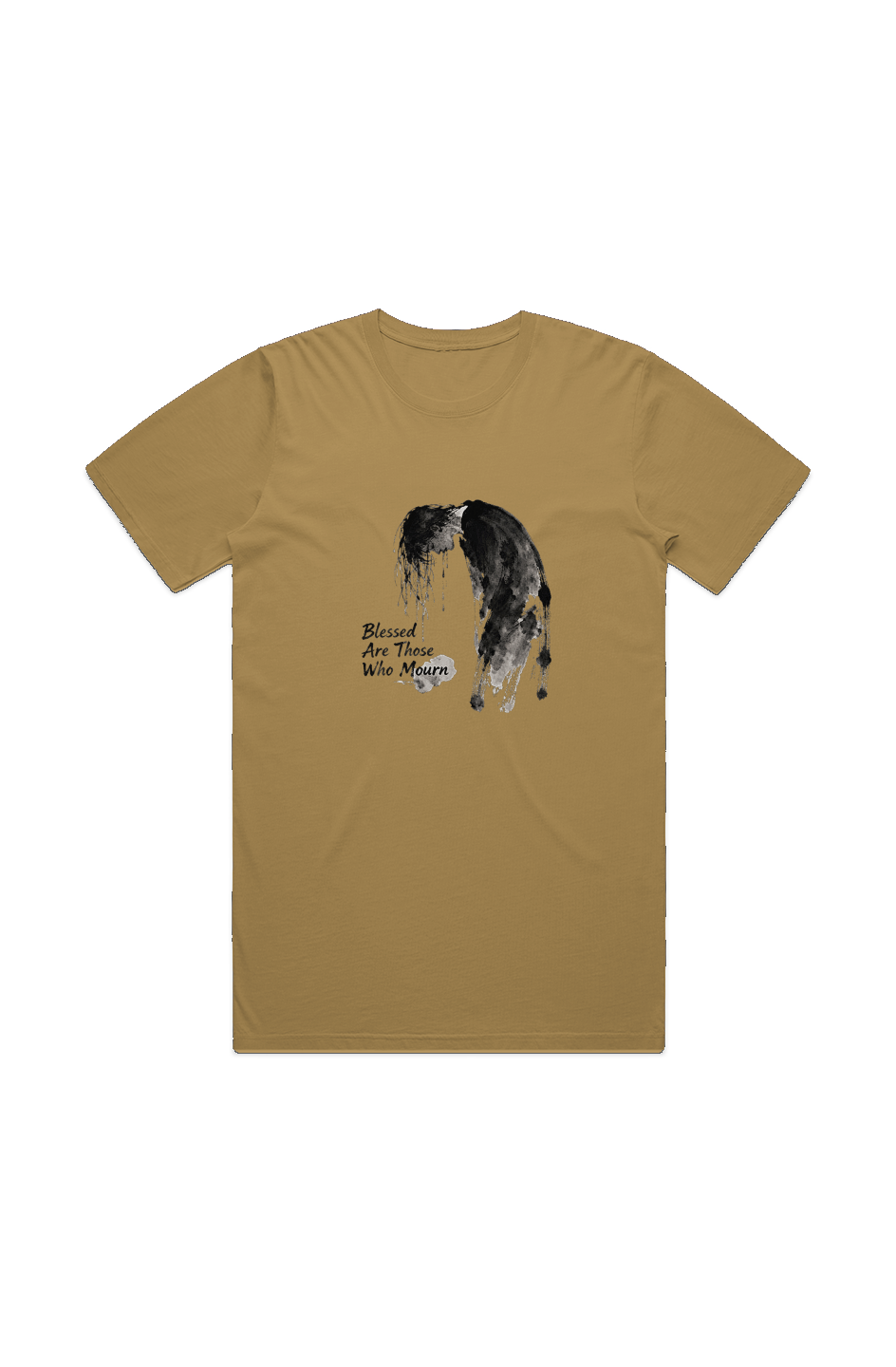 Blessed Are Those Who Mourn MENS STAPLE FADED TEE