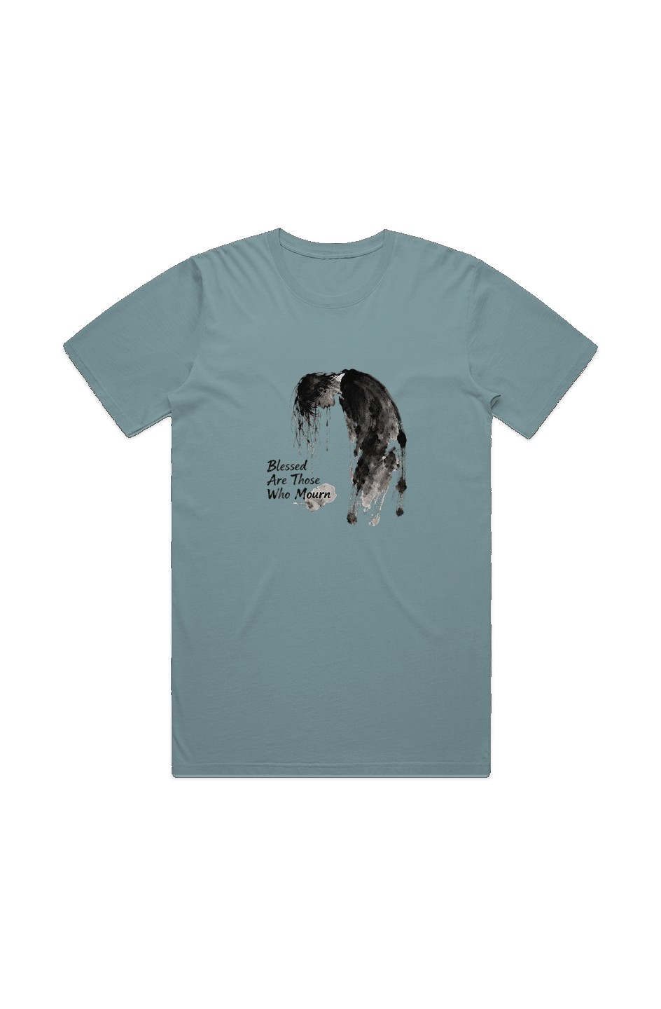 Blessed Are Those Who Mourn MENS STAPLE FADED TEE