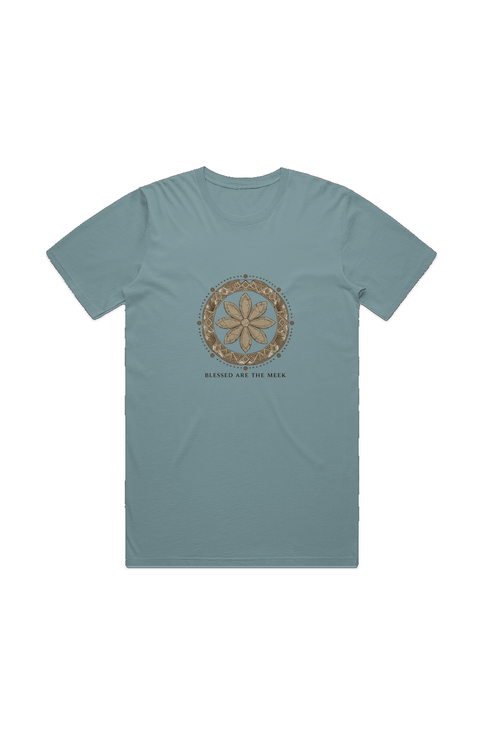 Blessed Are The Meek MENS STAPLE FADED TEE