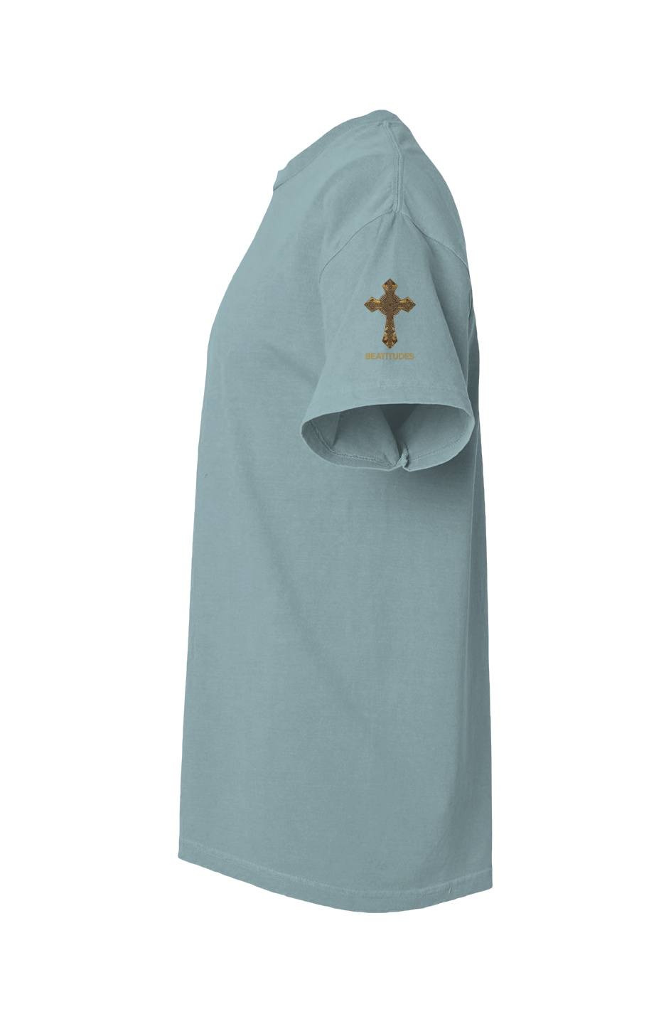 Blessed Are The Meek MENS STAPLE FADED TEE