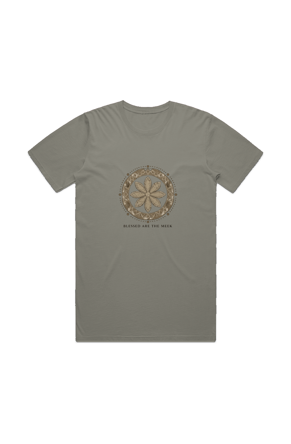 Blessed Are The Meek MENS STAPLE FADED TEE