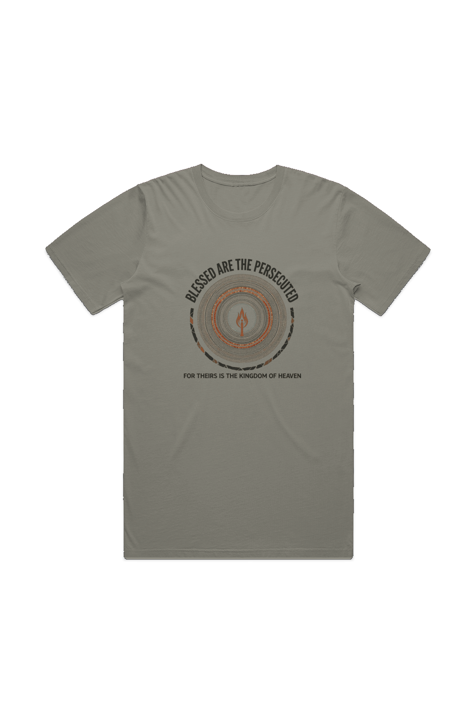 Blessed Are The Persecuted MENS STAPLE FADED TEE