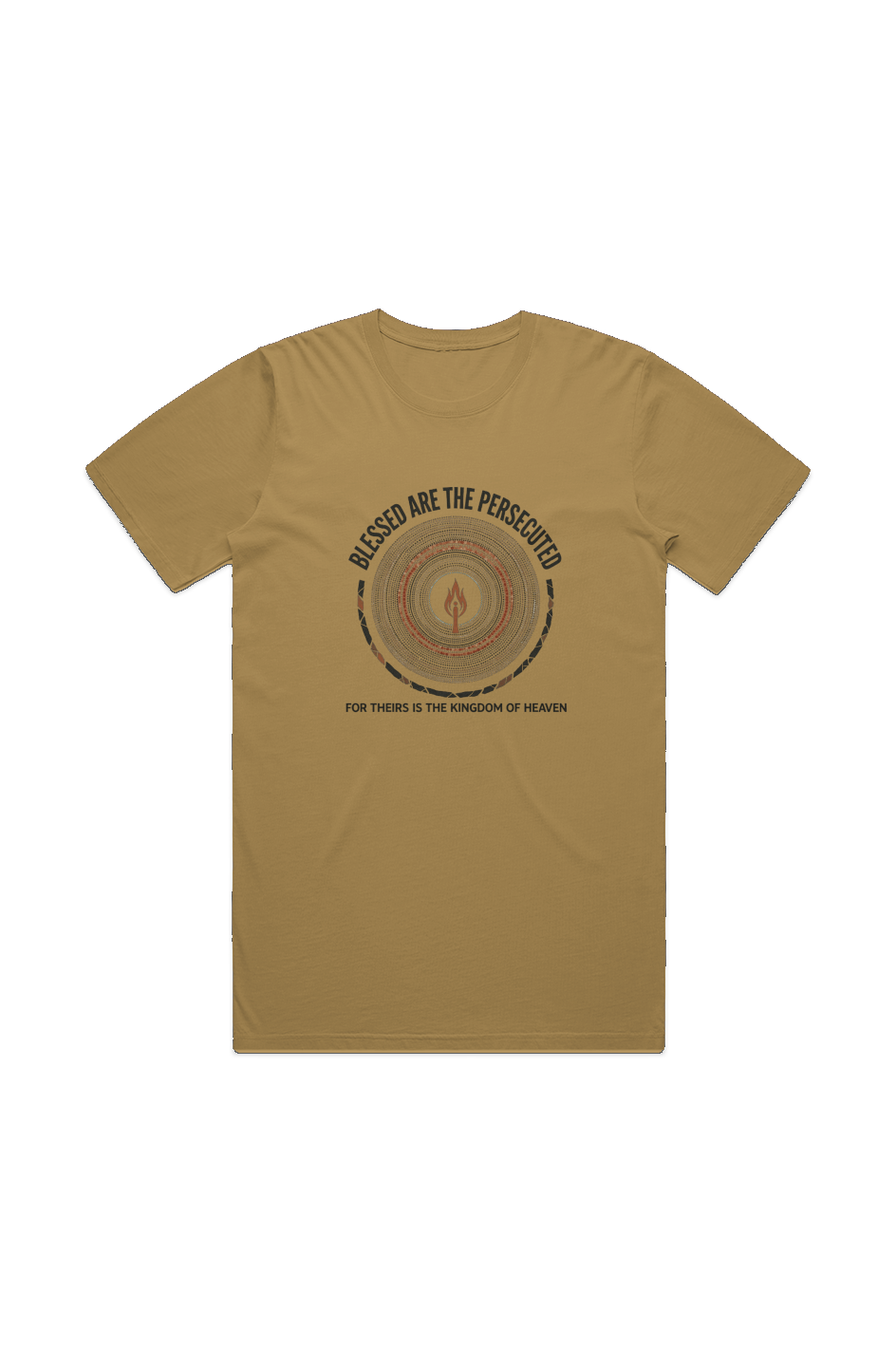 Blessed Are The Persecuted MENS STAPLE FADED TEE