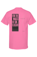 Romans 6:23 Mens Gold Soft Touch Tshirt