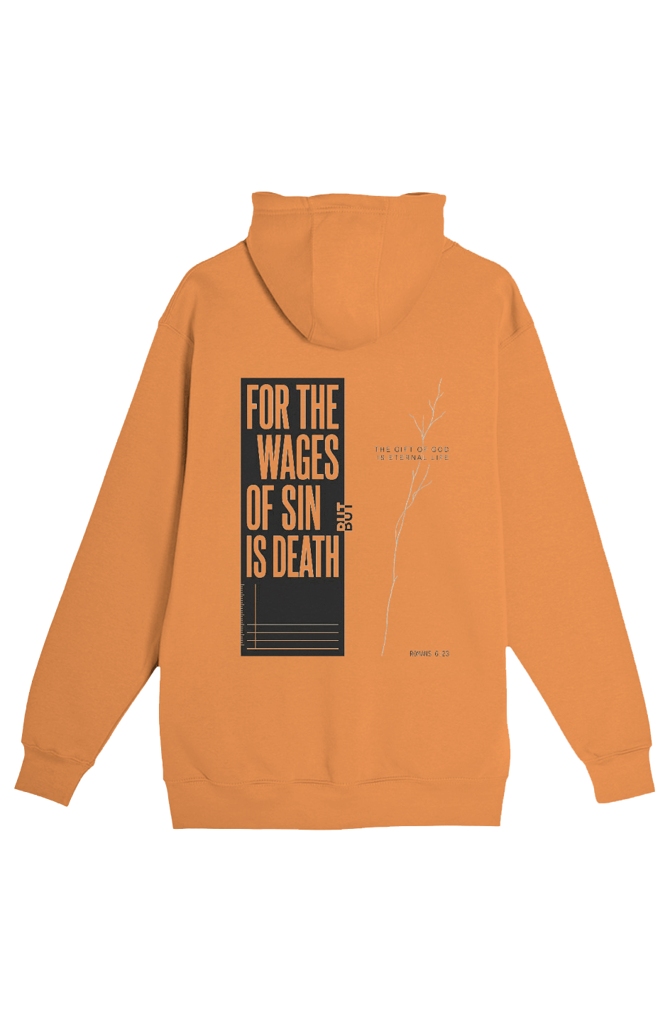 Romans 6:23 Unisex Heavyweight Hooded Sweatshirt