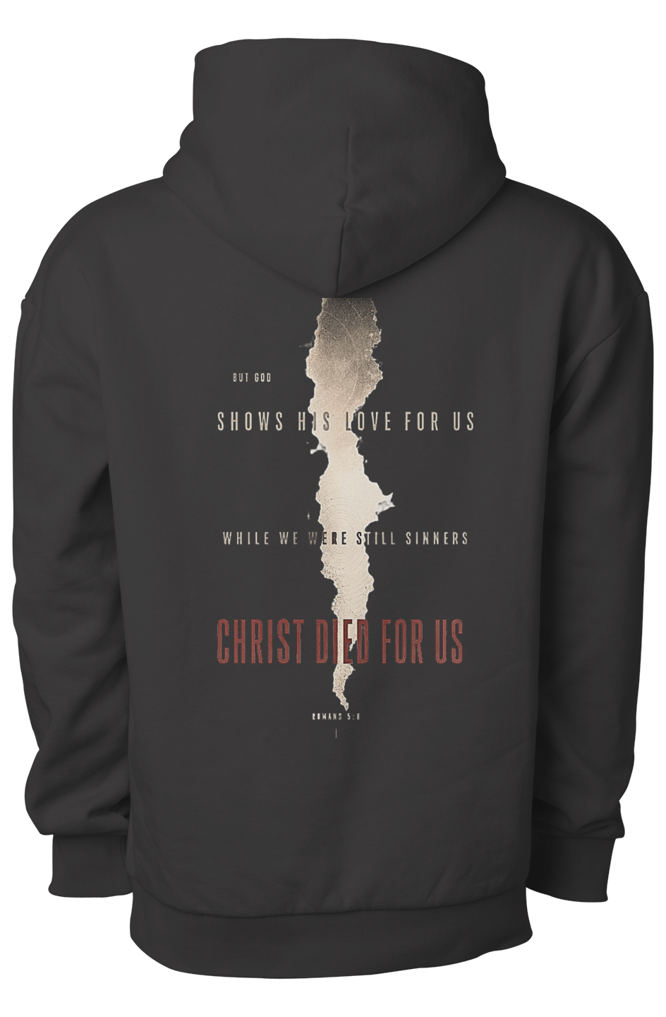 Romans 5:8 Boulevard Heavyweight Pullover Hood