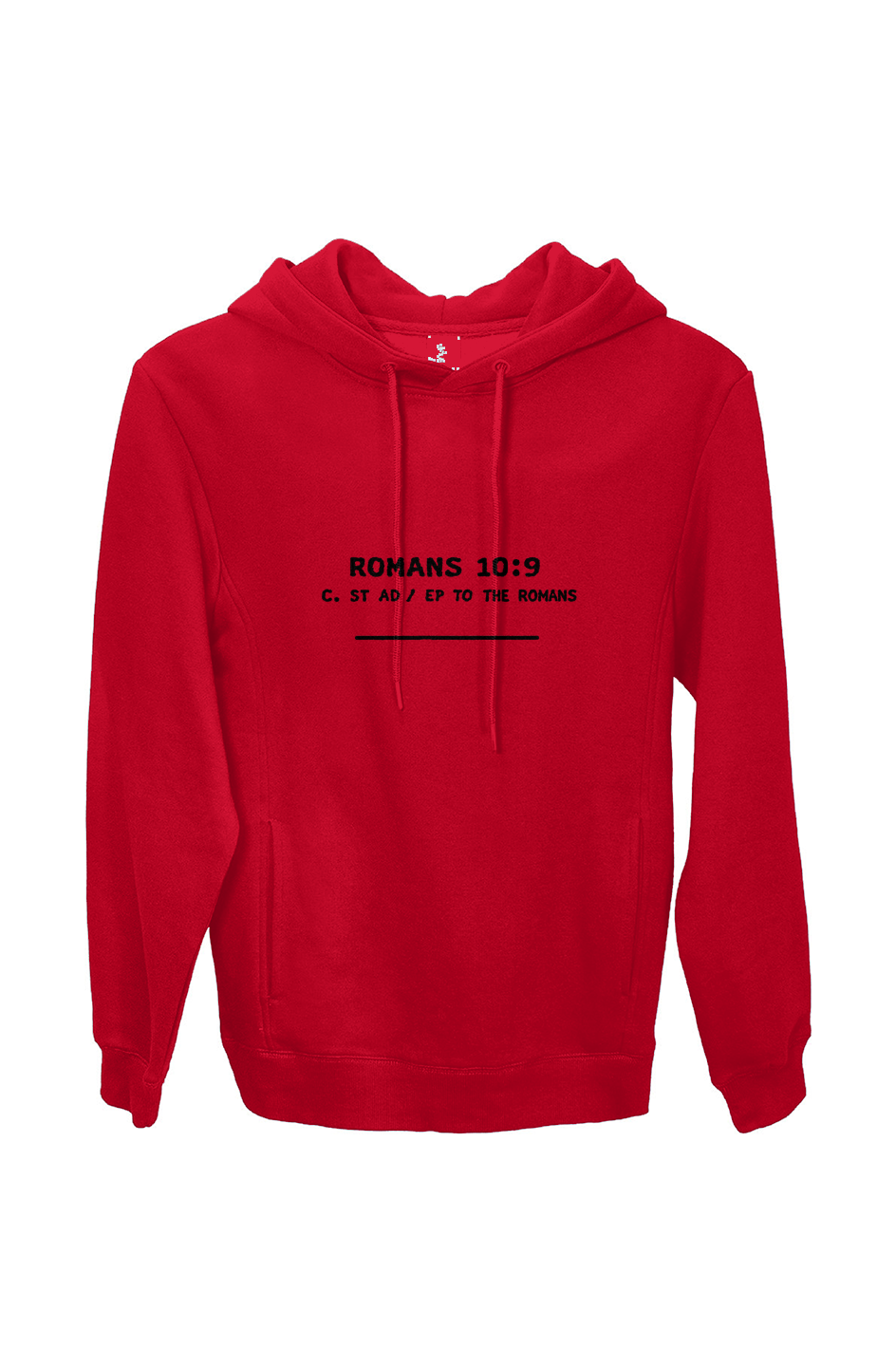 Romans 10:9 Threadfast Apparel Fleece Pullover Hoodie