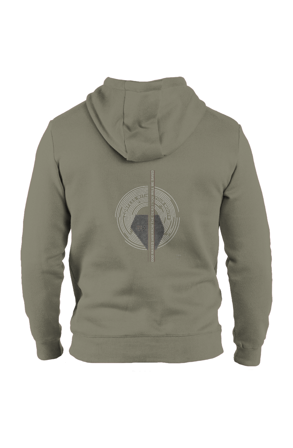 Romans 10:9 Threadfast Apparel Fleece Pullover Hoodie