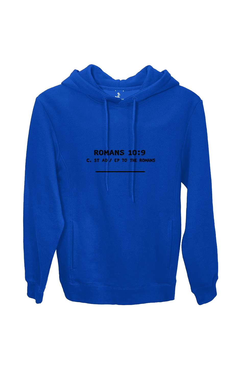 Romans 10:9 Threadfast Apparel Fleece Pullover Hoodie